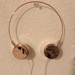 Rose Gold Headphones